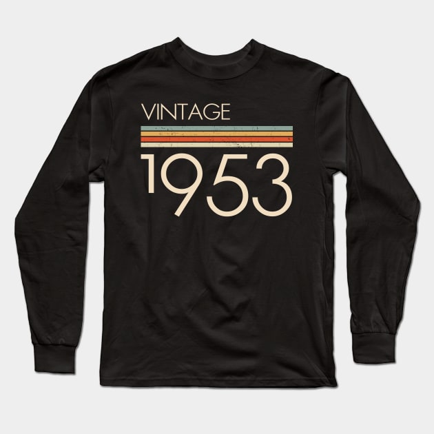 Vintage Classic 1953 Long Sleeve T-Shirt by adalynncpowell